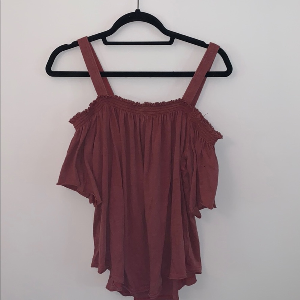 Off the shoulder with straps South Moon Under top - Picture 2 of 3
